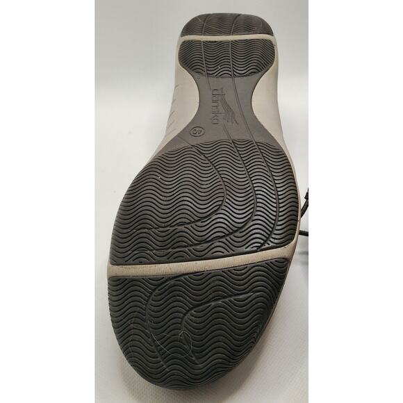 Dansko Holland Suede Leather Low Top Bungee Charcoal Suede Sz 9 Sneaker Shoe - Picture 9 of 11